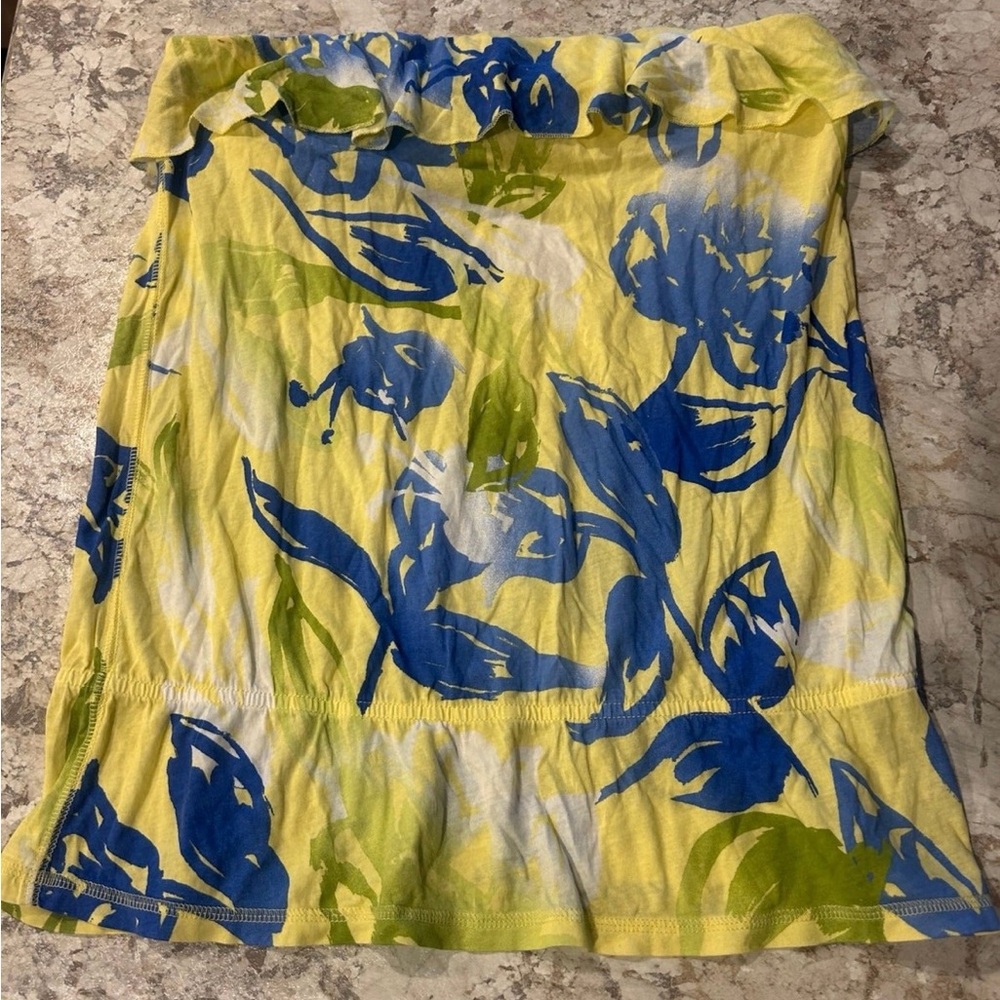 American Eagle Womens Floral Tube Top Medium